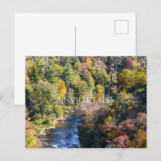 linville Herfsten Briefkaart (Voorkant / Achterkant)