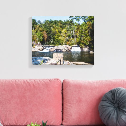 Linville Herfsten Canvas Print (Insitu (Woonkamer))