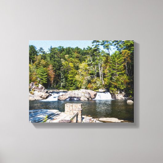 Linville Herfsten Canvas Print (Voorkant)