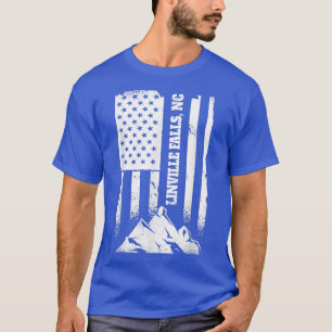 Linville Herfsten NC North Carolina American Patri T-shirt