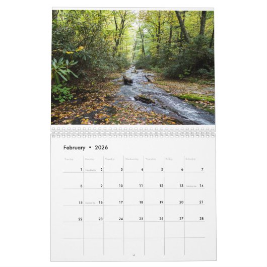 Linville, NC Kalender (Feb 2026)