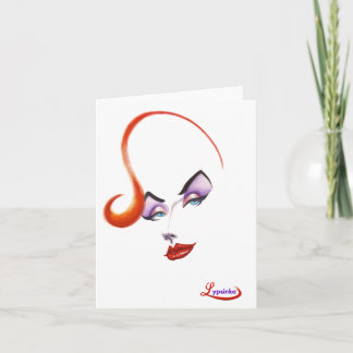 Linypsinka Verticale Notitiekaart! Bedankkaart