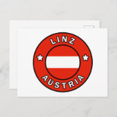 Linz Austria Briefkaart (Voorkant / Achterkant)