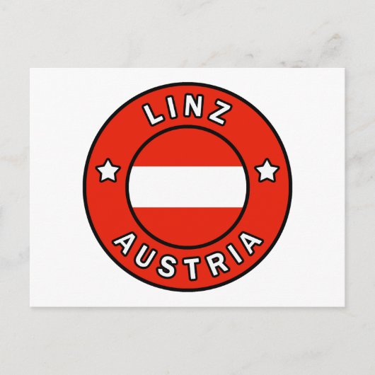 Linz Austria Briefkaart (Voorkant)