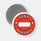 Linz Austria Magneet (Voorkant / Achterkant)
