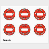 Linz Austria Ronde Sticker (Vel)