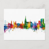 Linz Austria Skyline Briefkaart (Voorkant)