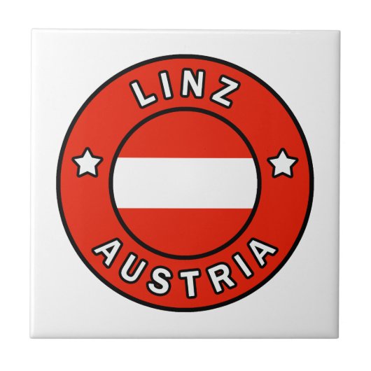 Linz Austria Tegeltje (Voorkant)