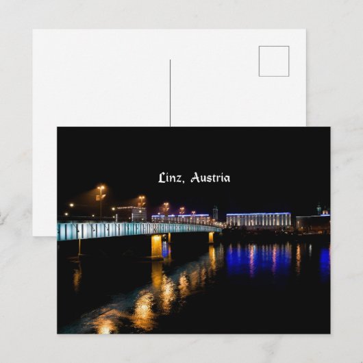 Linz, Oostenrijk Briefkaart (Voorkant / Achterkant)