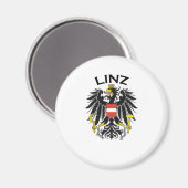 Linz, Oostenrijk Magneet (Voorkant / Achterkant)