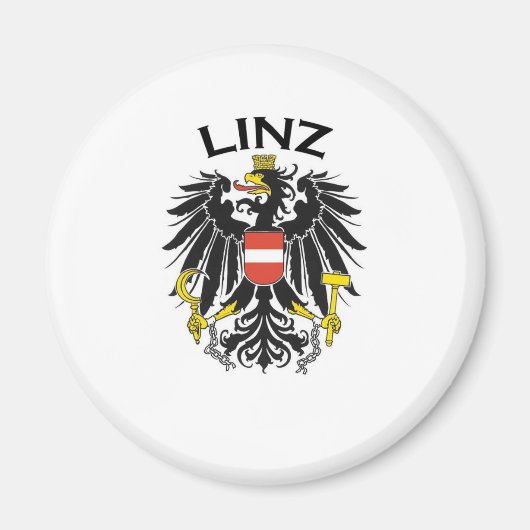 Linz, Oostenrijk Magneet (Voorkant)