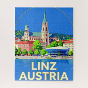 Linz Oostenrijk Reizen Stad Landmerken Legpuzzel
