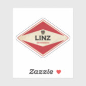 Linz Oostenrijk Vintage Sticker (Vel)