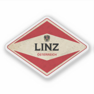 Linz Oostenrijk Vintage Sticker