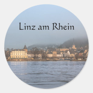 Linz Rhein Duitsland Ronde Sticker