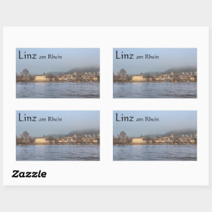 Linz Rhein Duitsland Souvenir Rechthoekige Sticker
