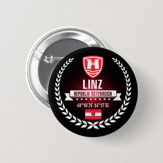 Linz Ronde Button 5,7 Cm (Voorkant /achterkant)