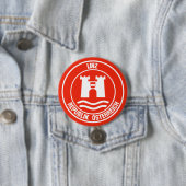 Linz Round Emblem Ronde Button 7,6 Cm (In situ)