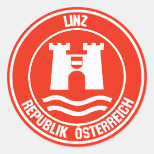Linz Round Emblem Ronde Sticker