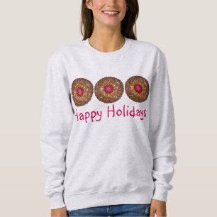 Linzer Torte Kerstmis Cookie Holiday Sweatshirt