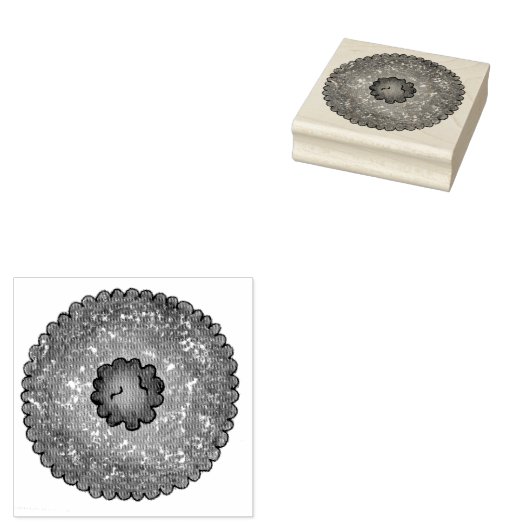 Linzer Torte Linzertorte Cookie kerststempel Rubberstempel (Gestempeld)