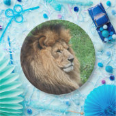 Lion 001 papieren bordje (Feest)