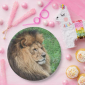 Lion 001 papieren bordje (Feest)