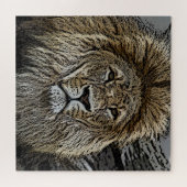 Lion 004 van JAMFoto Legpuzzel (Horizontaal)