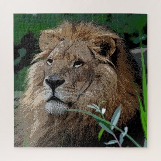 Lion 008 van JAMFoto Legpuzzel (Verticaal)