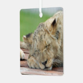 Lion 014 metalen ornament (Voorkant links)
