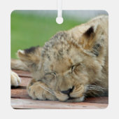 Lion 014 metalen ornament (Achterkant)