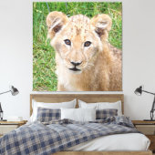 Lion 016 canvas afdruk (Insitu (Slaapkamer))