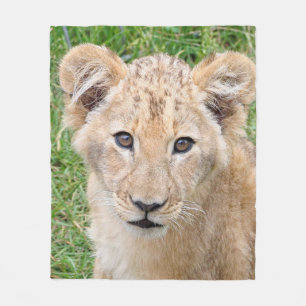 Lion 016 fleece deken