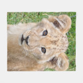 Lion 016 fleece deken (Voorkant (Horizontaal))
