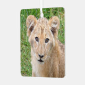 Lion 016 metalen ornament (Voorkant links)