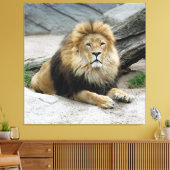 Lion 020 canvas afdruk (Insitu (Woonkamer))