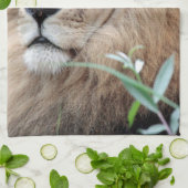 Lion 021 theedoek (Gevouwen)