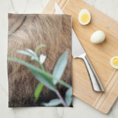 Lion 021 theedoek (Quarter Fold)