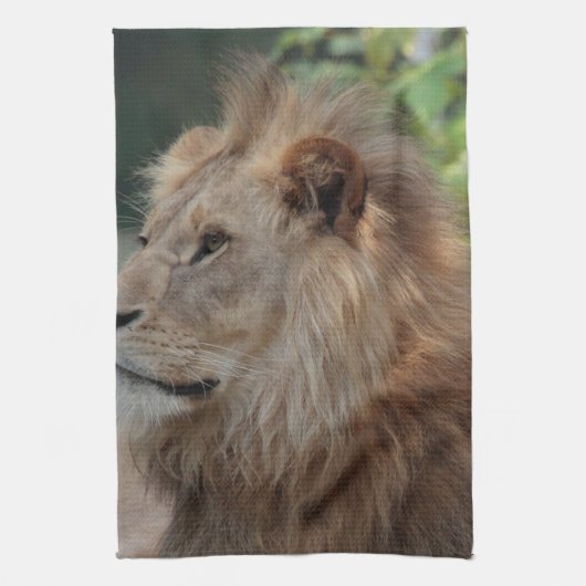 Lion 035 theedoek (Verticaal)