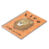 Lion 23 juillet au 22 août Carnet Notitieboek (Linkerzijde)