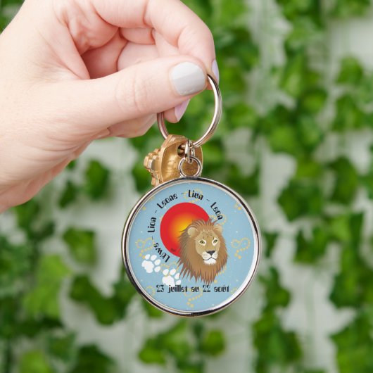 Lion 23 juillet au 22 août Porte-clés Sleutelhanger (Hand)