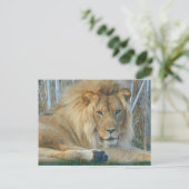 Lion #3-2 Briefkaart (Staand voorkant)