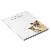 Lion | Aangepast voor moeder en krab Notitieblok (Schuin)