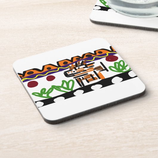 Lion achterste kunst bier onderzetter (Linkerzijde)