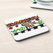 Lion achterste kunst bier onderzetter (Linkerzijde)