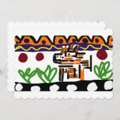 Lion achterste kunst kaart (Voorkant / Achterkant)