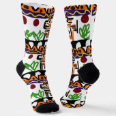 Lion achterste kunst sokken (Gebogen)