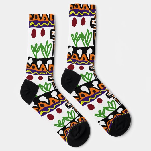 Lion achterste kunst sokken (Rechts)