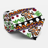 Lion achterste kunst stropdas (Opgerold)