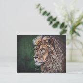 Lion Acrylverfbriefkaart Briefkaart (Staand voorkant)